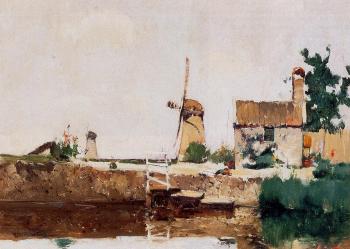 約翰 亨利 特瓦尅特曼 Windmills Dordrecht